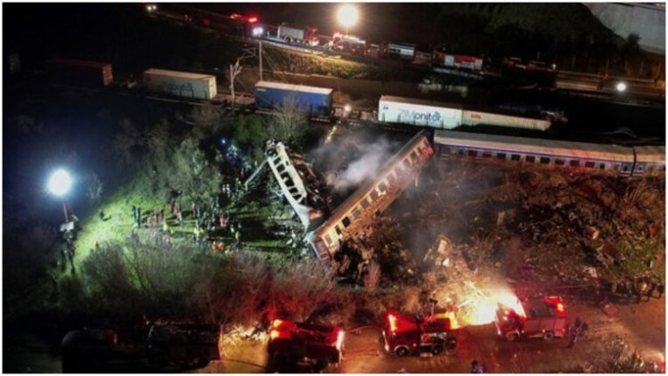 ग्रीसमध्ये दोन ट्रेनची धडक, 29 प्रवाशांचा मृत्यू, 85 जखमी